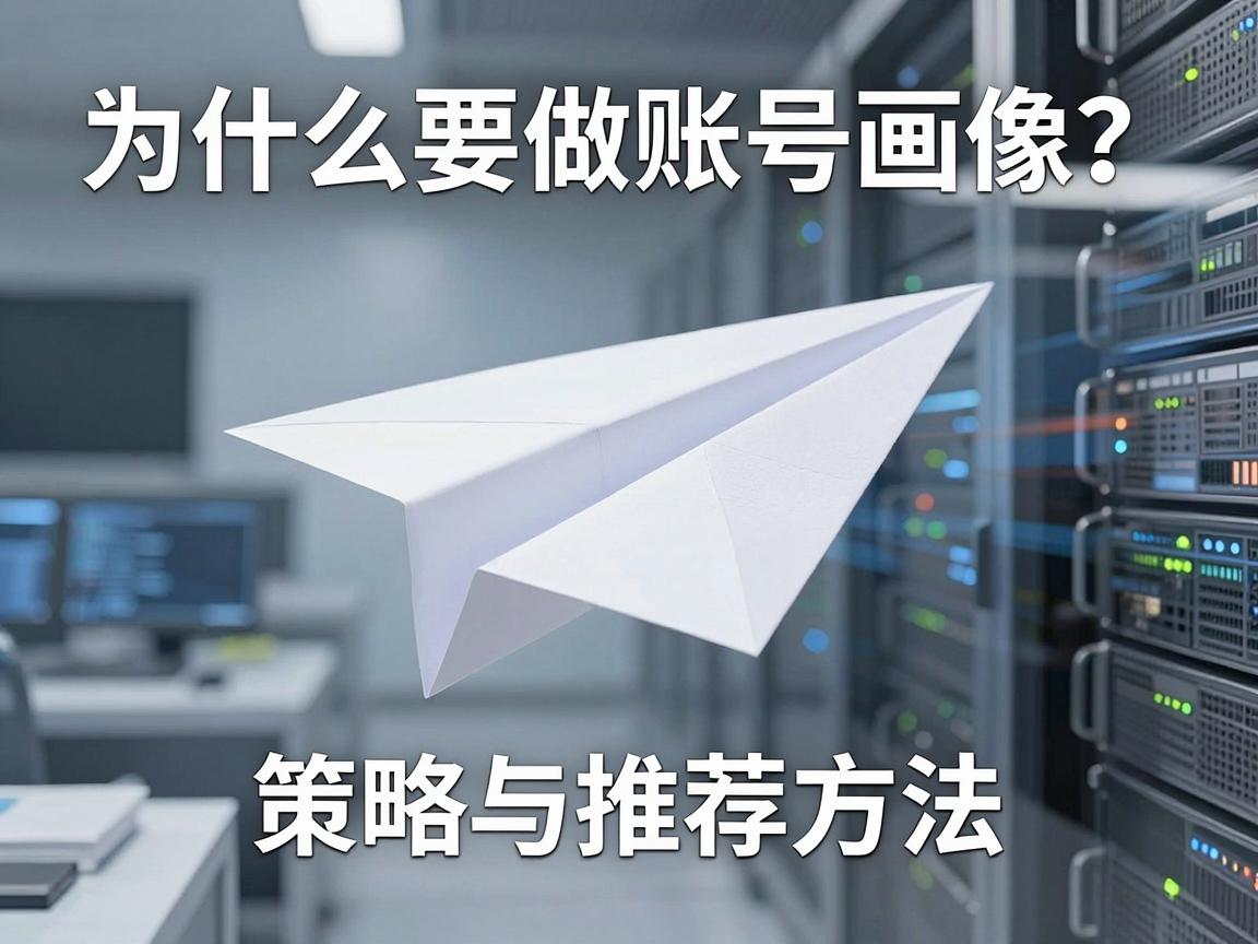 纸飞机账号购买，为什么要做账号画像？策略与推荐方法