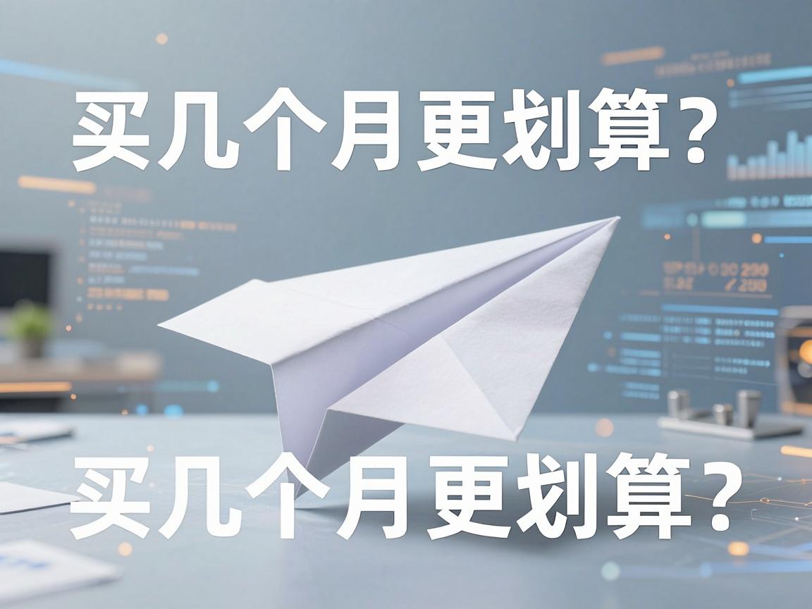 纸飞机账号购买，买几个月更划算？周期规划与预测