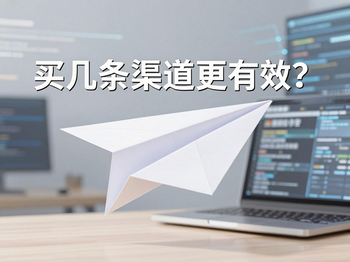 纸飞机账号购买，买几条渠道更有效？投放策略与指南