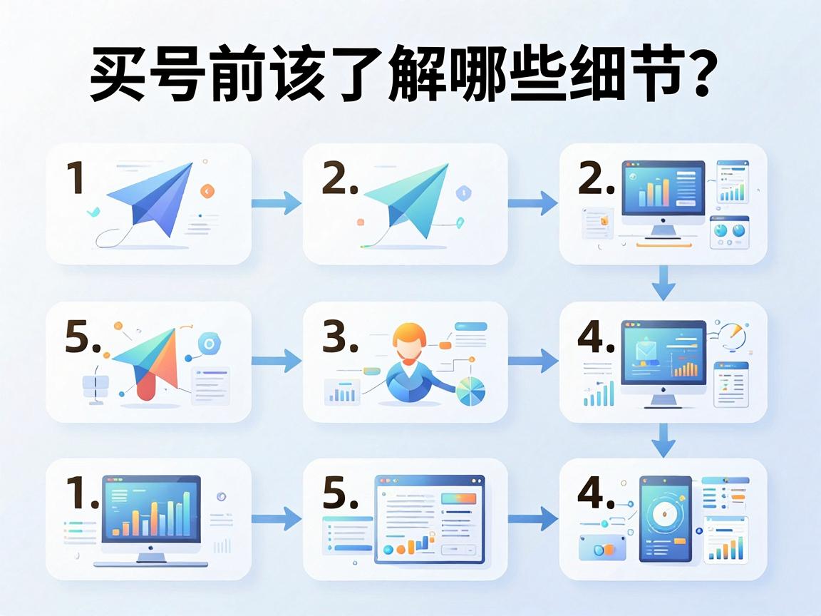 纸飞机账号购买，买号前该了解哪些细节？全流程清单