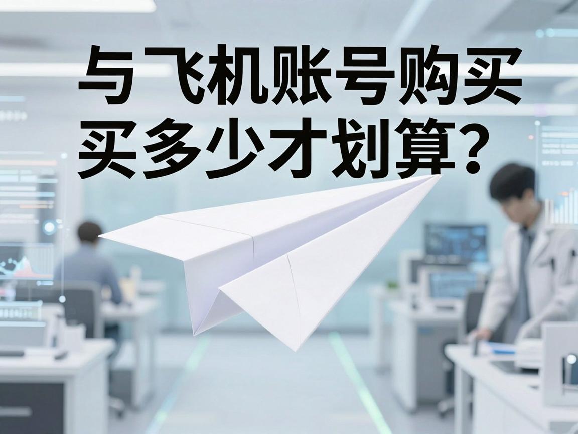 纸飞机账号购买，买多少才划算？定价预测与选择方法