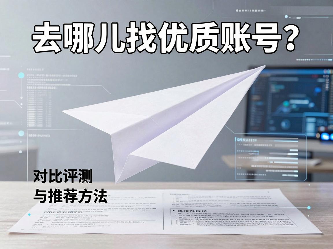 纸飞机账号购买，去哪儿找优质账号？对比评测与推荐方法
