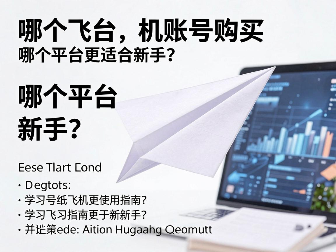 纸飞机账号购买，哪个平台更适合新手？学习指南与使用策略