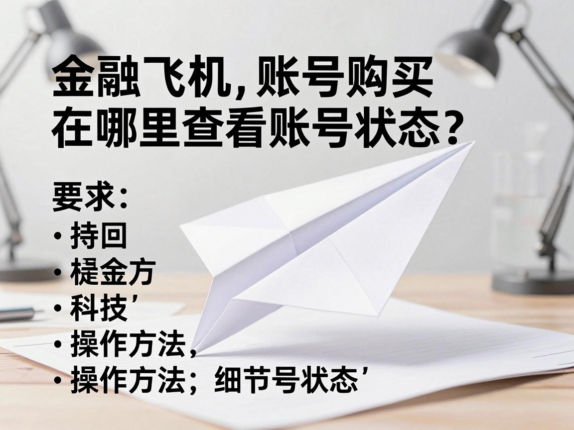 纸飞机账号购买，在哪里查看账号状态？操作方法与引导