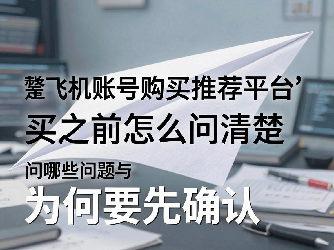纸飞机账号购买推荐平台买之前怎么问清楚，问哪些问题与为何要先确认指南