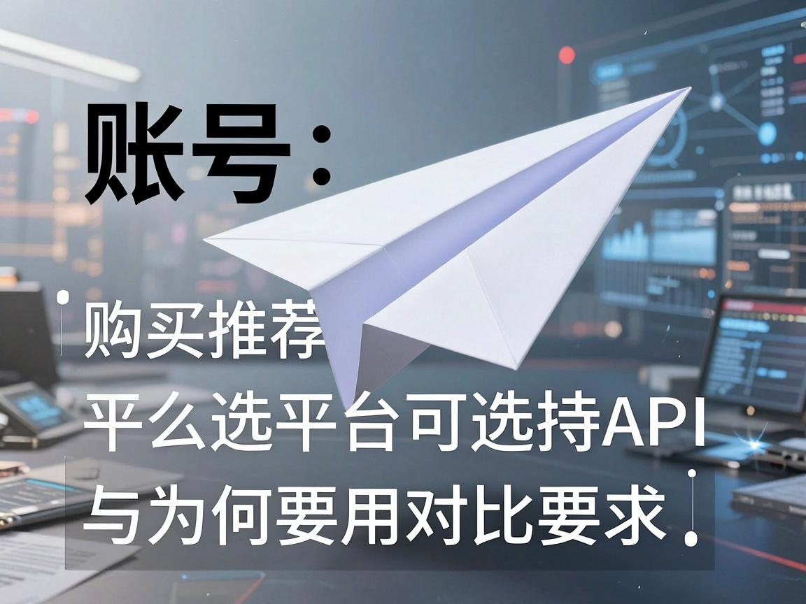 纸飞机账号购买推荐平台怎么选支持API，哪些平台可选与为何要用对比