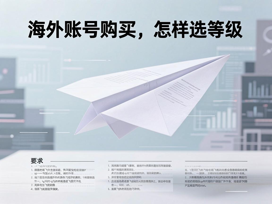 tg纸飞机海外账号购买怎样选等级，套餐对比与评测？
