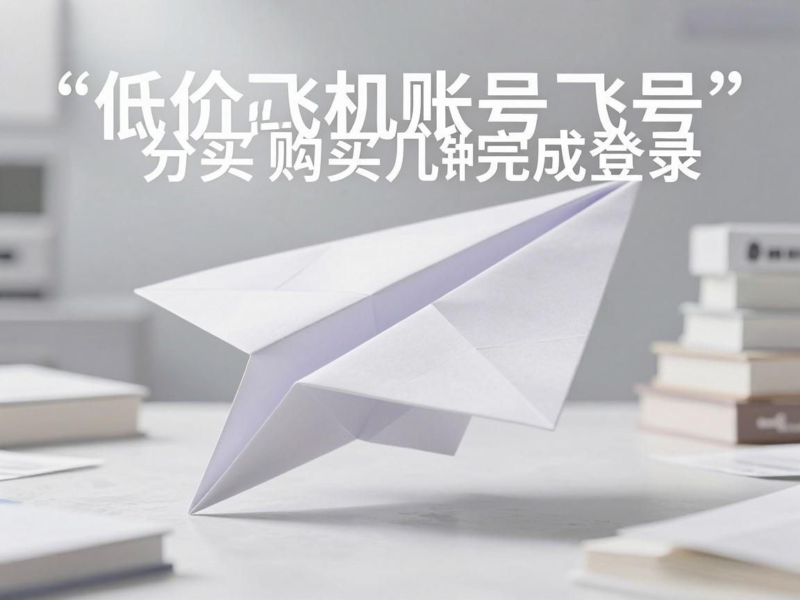 低价纸飞机账号购买几分钟完成登录,操作指引怎么优化