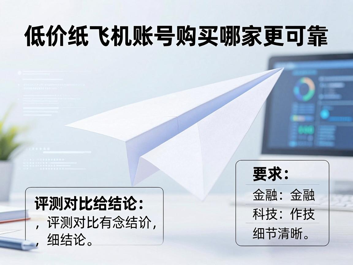 低价纸飞机账号购买哪家更可靠，评测对比给结论