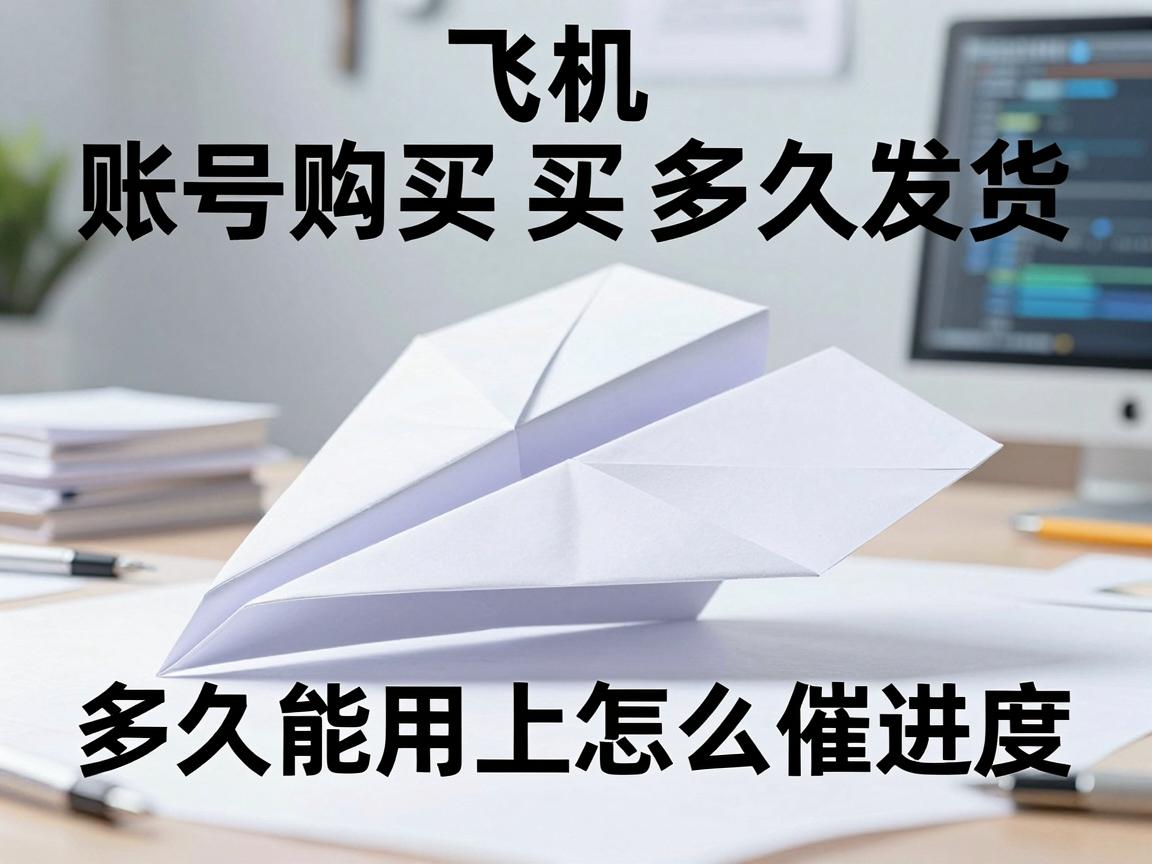 低价纸飞机账号购买多久发货，多久能用上怎么催进度