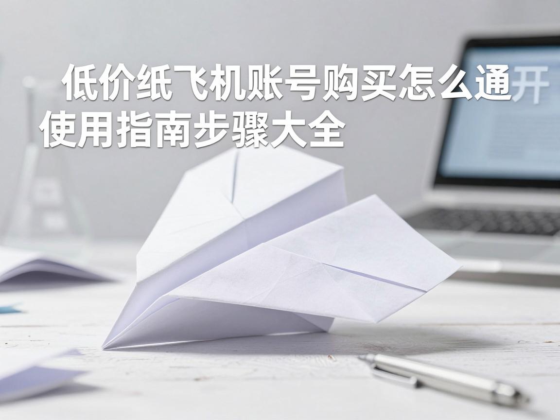 低价纸飞机账号购买怎么开通功能,使用指南步骤大全