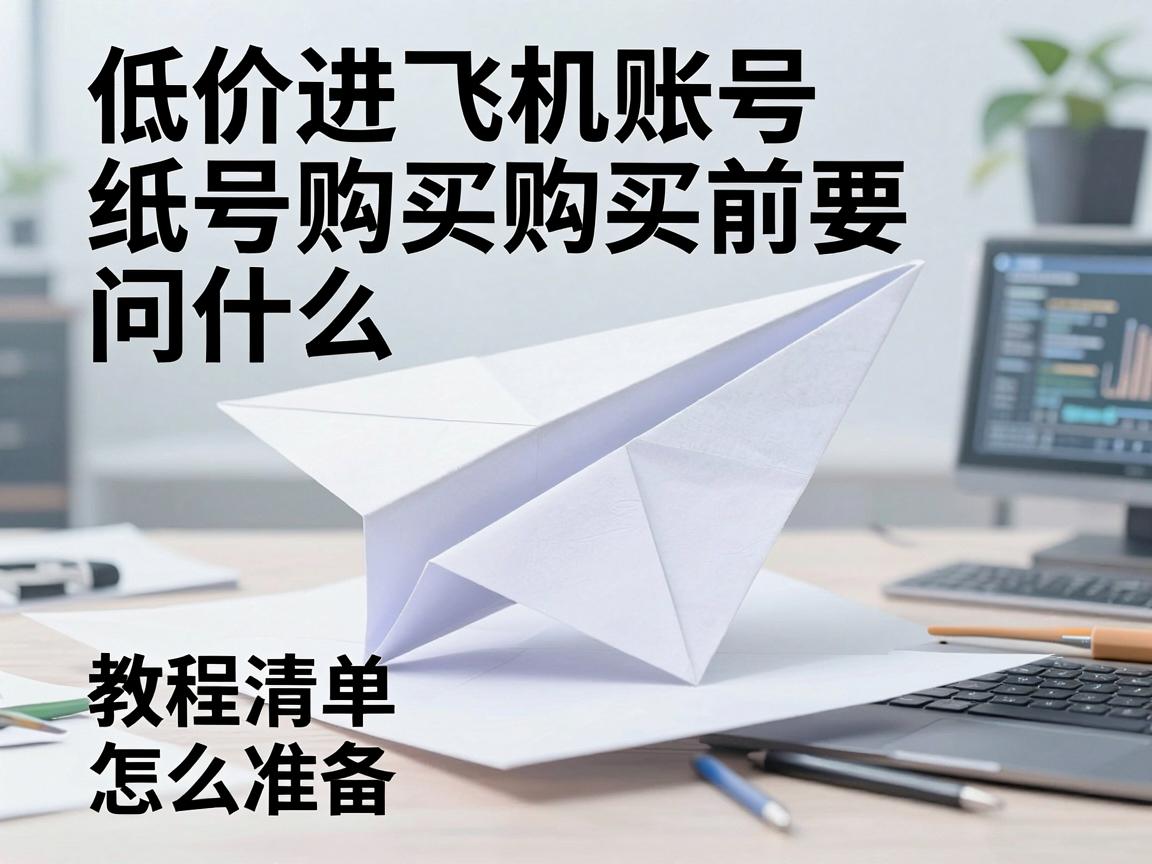 低价纸飞机账号购买购买前要问什么,教程清单怎么准备