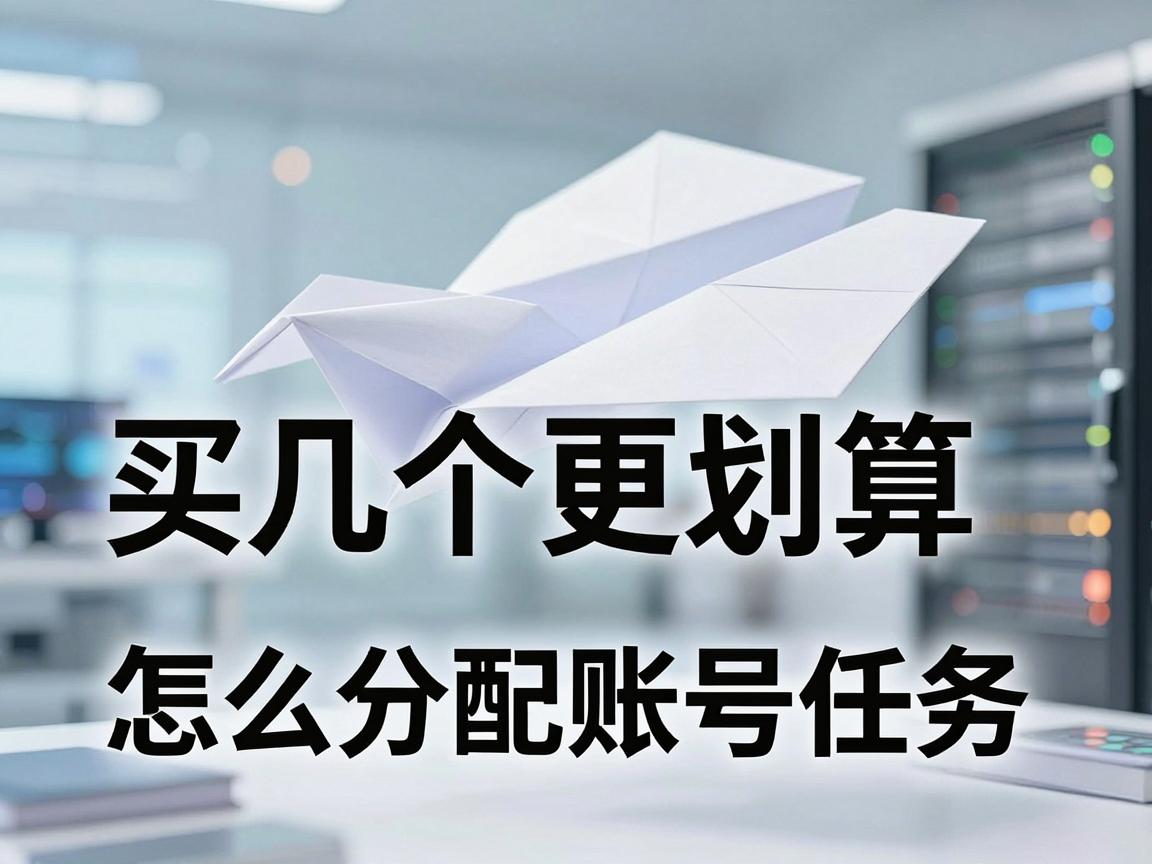 便宜纸飞机账号购买指南:买几个更划算,怎么分配账号任务